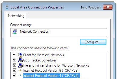 abilitare DHCP Windows 7