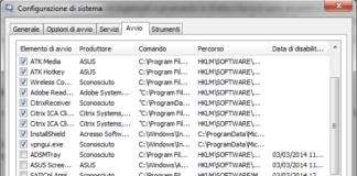 Velocizzare Windows 7 - msconfig