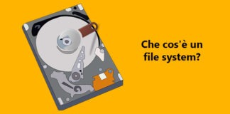 che cos'è un file system