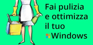 fare pulizia e ottimizzare Windows