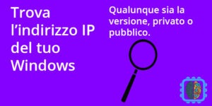 Trovare indirizzo IP