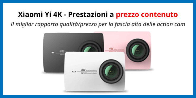 Xiaomi Yi 4k - Recensione Completa