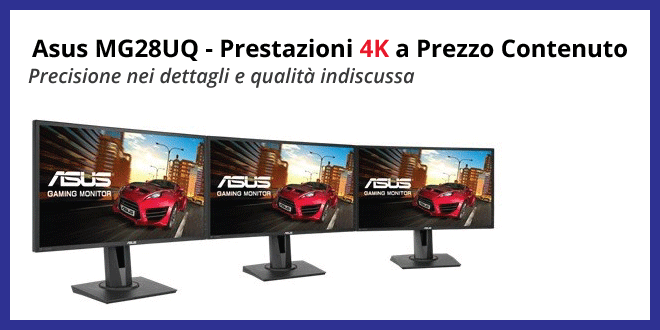 Asus MG28UQ Gaming Monitor 4K - Recensione completa