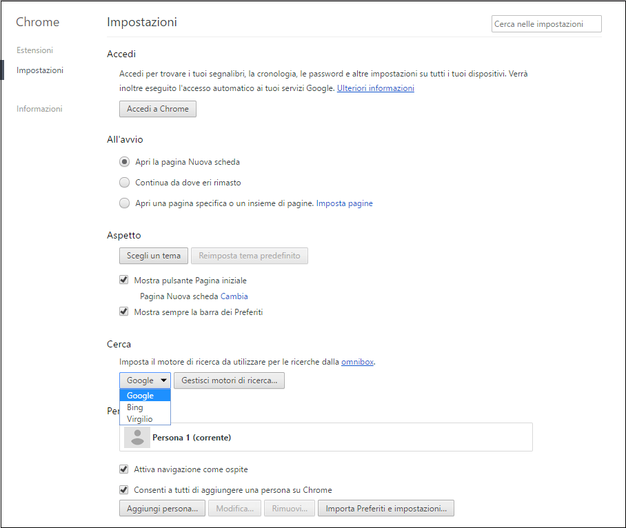 Come impostare Google come pagina iniziale su Internet Explorer