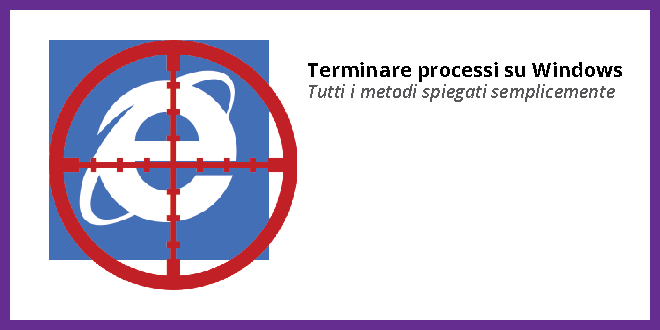 Terminare processi su Windows