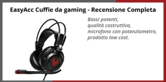 EasyAcc Cuffie Gaming - Recensione completa