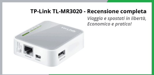 TP-LINK TL-MR3020 router portatile – Recensione completa TP-Link TL-MR3020 recensione del router portatile