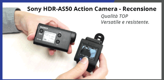 Sony HDR-AS50 Action Camera - Recensione completa