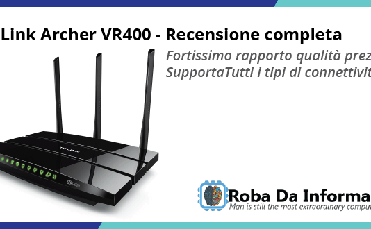 TP-Link Archer VR400 Modem Router – Recensione completa TP-Link Archer VR400 Modem Router - Recensione completa