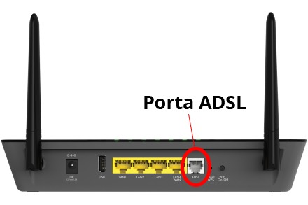 router-porta-adsl