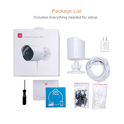 Yi Outdoor Security Camera - bundle di vendita