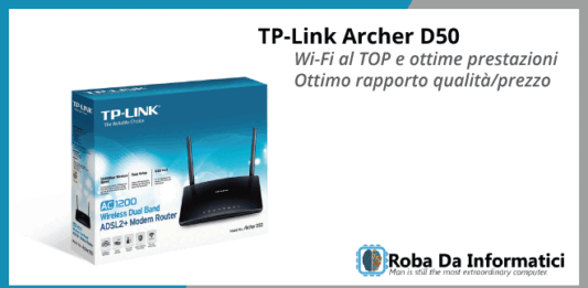 TP-Link Archer D50 Modem Router - Recensione completa