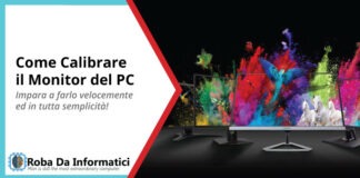 come calibrare un monitor per pc