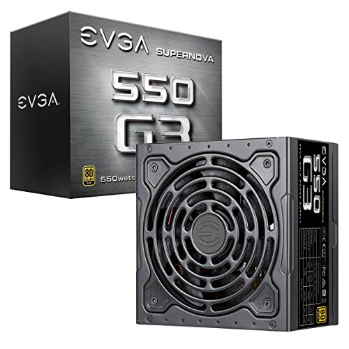 EVGA SuperNova G3 550 W - scatola e alimentatore