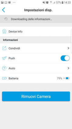 reolink app impostazioni