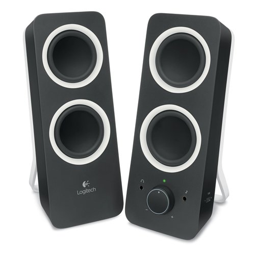 Logitech Z200: Stereo Speaker - nere