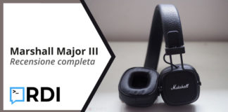 Marshall Major III: Cuffie Bluetooth - Recensione completa