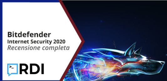 bitdefender internet security 2020 recensione