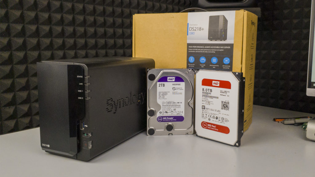 synology ds218 plus con hard disk