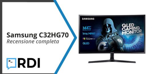 samsung C32HG70 recensione