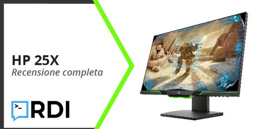 HP 25X Gaming Monitor - Recensione completa