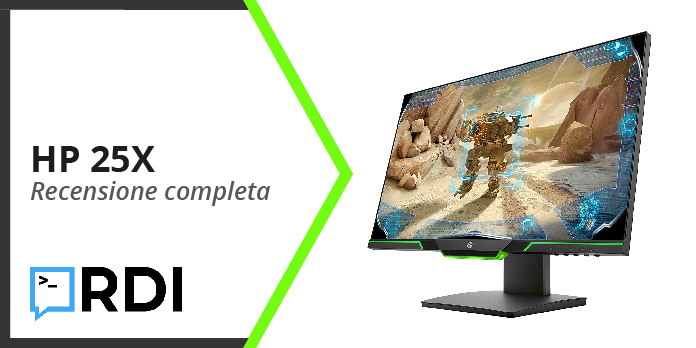 HP 25X Gaming Monitor - Recensione completa