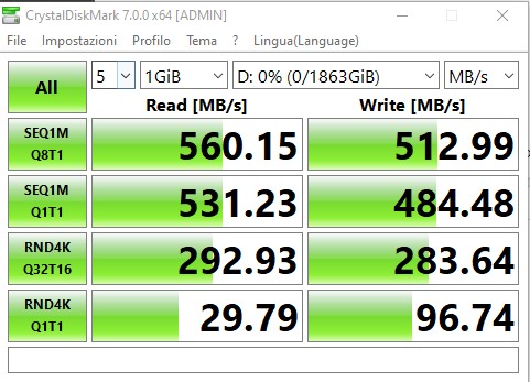 Transcend SSD220Q CrystalMark1