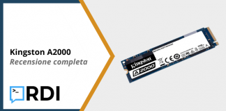 Kingston A2000 SSD - Recensione completa