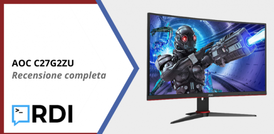 AOC C27G2ZU Gaming Monitor - Recensione completa