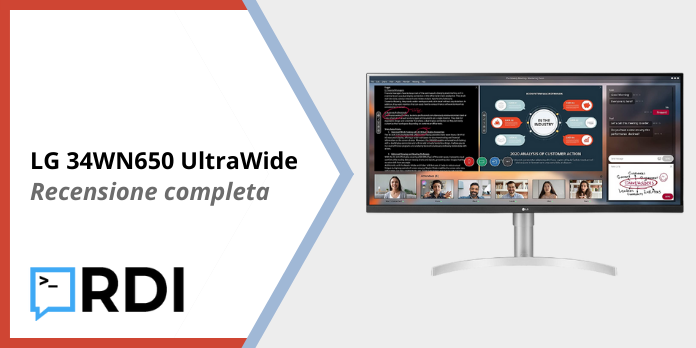 LG 34WN650 UltraWide - Recensione completa