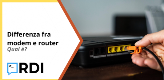 Differenza fra modem e router - Qual è?