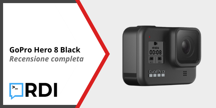 E-Hamii 3 Pellicole In Vetro Temperato Per GoPro Hero 8 Black - HD 9H Antigraffio E Oleofobico