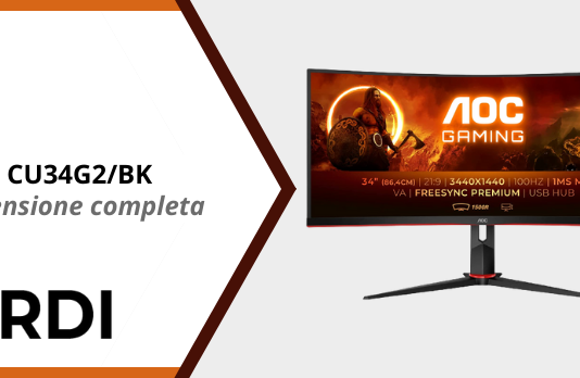 AOC CU34G2/BK UltraWide - Recensione completa
