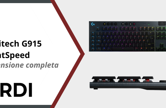 Logitech G915 LightSpeed - Recensione completa