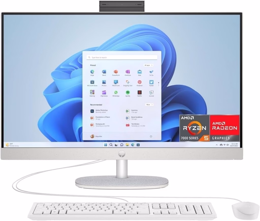 HP All In One con AMD Ryzen 5