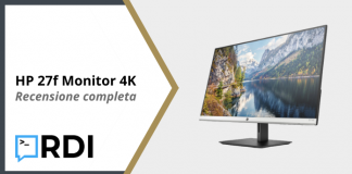 HP 27f Monitor 4K - Recensione completa