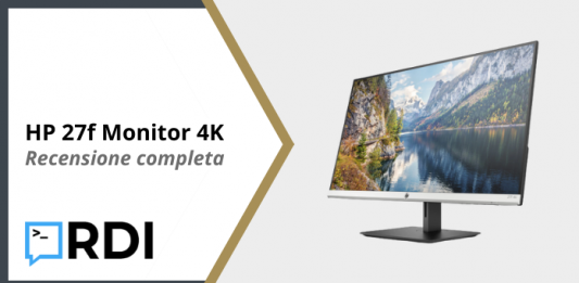HP 27f Monitor 4K - Recensione completa