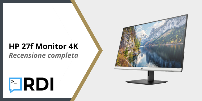 HP 27f Monitor 4K - Recensione completa