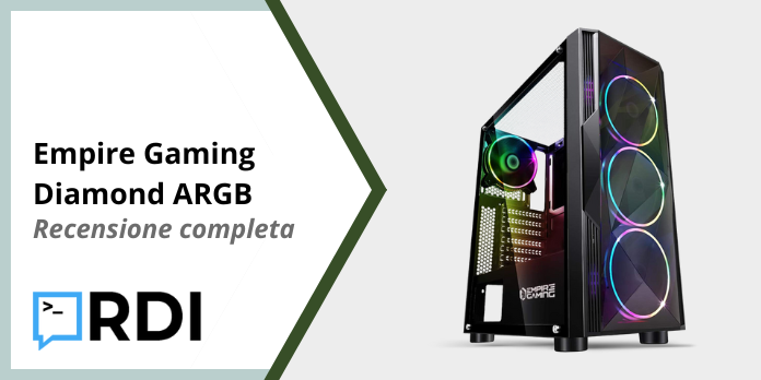 EMPIRE GAMING - Boitier PC Gamer Diamond - ARGB Moyenne Tour ATX