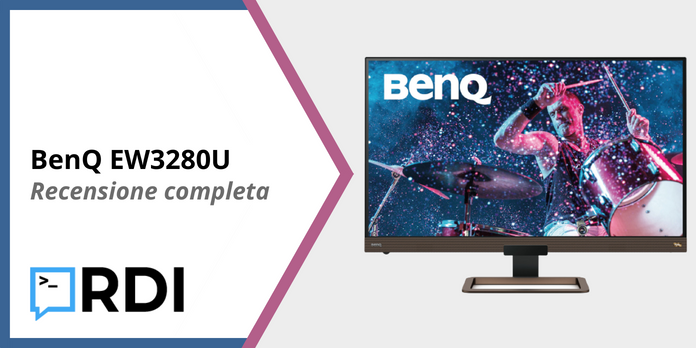 BenQ EW3280U Monitor 4K - Recensione completa