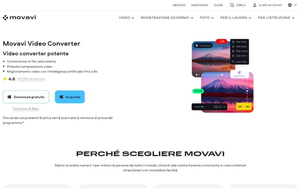 Recensione Movavi Video Converter