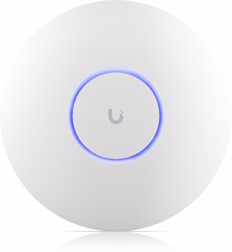 Ubiquiti U7-Pro Access Point WiFi 7, UniFi, Tri-Band 2.4/5/6 GHz, 2.5 GbE, Copertura 140 m², PoE+, Bianco