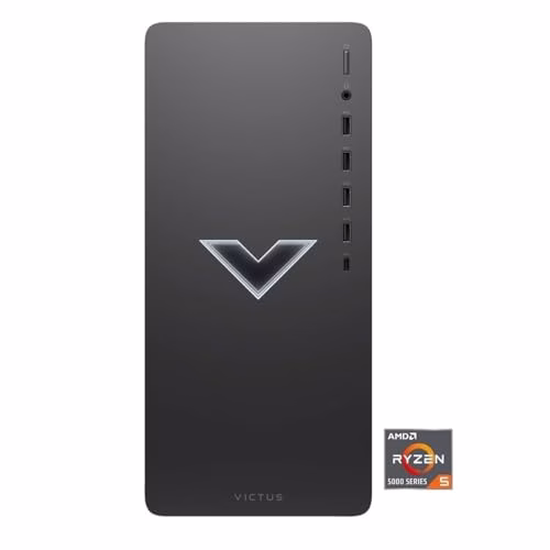 HP Victus 15L TG02-0004sl Desktop, AMD RYZEN 5 5600G, 16GB Ram DDR4, 512GB SSD, RTX 4060 8GB GDDR6, PSU 80 Plus Gold da 350W, Windows 11, 3 Mesi di PC Game Pass inclusi, Grigio