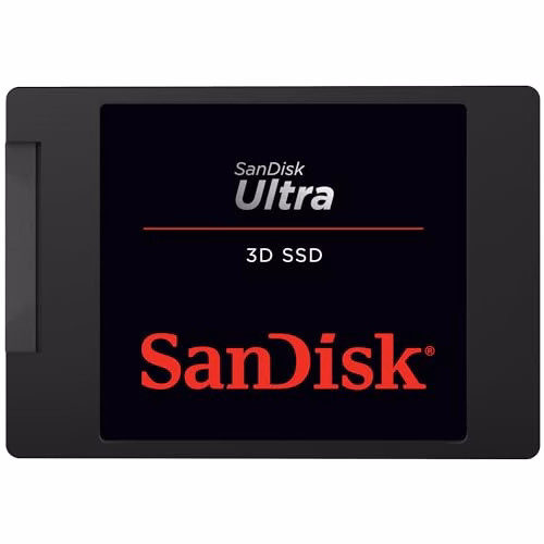 SanDisk Ultra 3D SSD 500GB, con velocità di lettura fino a 560MB/sec e di scrittura fino a 530MB/sec