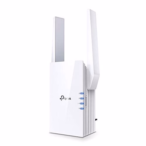 TP-Link RE605X Ripetitore Mesh WiFi 6 AX1800Mbps, 2 Antenne Esterne, Amplificatore WiFi Extender, WiFi Booster, 1 Porta Gigabit Ultraveloce, Amplificatore Segnale Wi-Fi, Easymesh, Beamforming