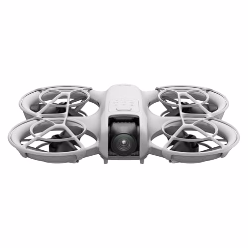 DJI Neo, mini drone con fotocamera UHD 4K per adulti, 135g drone che vola da solo e ti segue, decollo dalla mano, tracciamento IA del soggetto, QuickShot, video stabilizzati, (senza radiocomando)