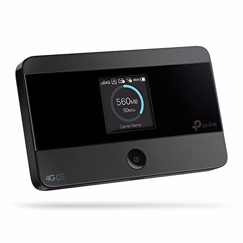 TP-Link M7350 Mobile Router Hotspot Portatile, 4G LTE Cat4 150Mbps, SIM Card, SD Card fino a 32G, Display a Colori, Durata fino a 8 Ore, Controllo del Traffico