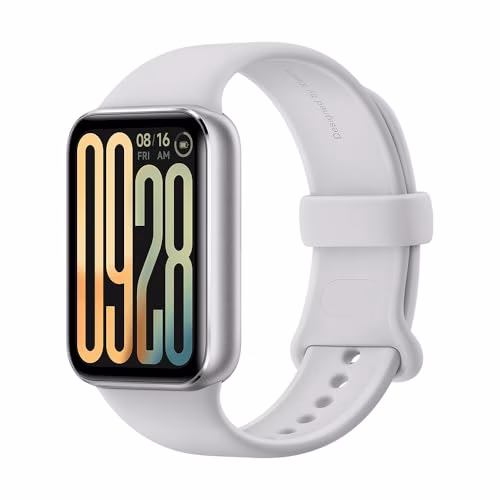 Xiaomi Smart Band 9 Pro, Schermo AMOLED 1.74", Telaio in Alluminio, Autonomia Batteria 21 giorni, Monitoraggio Migliorato di SpO2, Frequenza Cardiaca e Sonno, GPS Integrato, Acqua 5 ATM, Argento