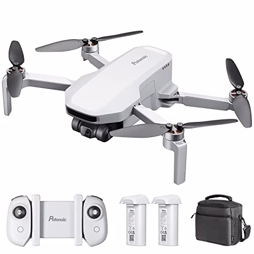 Potensic ATOM SE GPS Drone con Telecamera 4K, 62 Min di Volo, Meno di 249g, EIS, 4KM HD Transmissione, Velocità Max 16m/s, ShakeVanish, Seguimi/Ritorno Auto, FPV Quadricotter per Adulti e Principianti