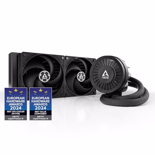 ARCTIC Liquid Freezer III 240 - Sistema di raffreddamento ad acqua per PC, dissipatore a liquido All-in-One per CPU AIO, compatibile con Intel e AMD, pompa efficiente controllata da PWM,Gaming